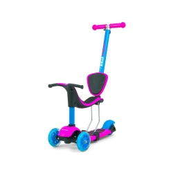 Milly Mally Scooter Little Star Pink-Blue hulajnoga dla dziecka 3w1